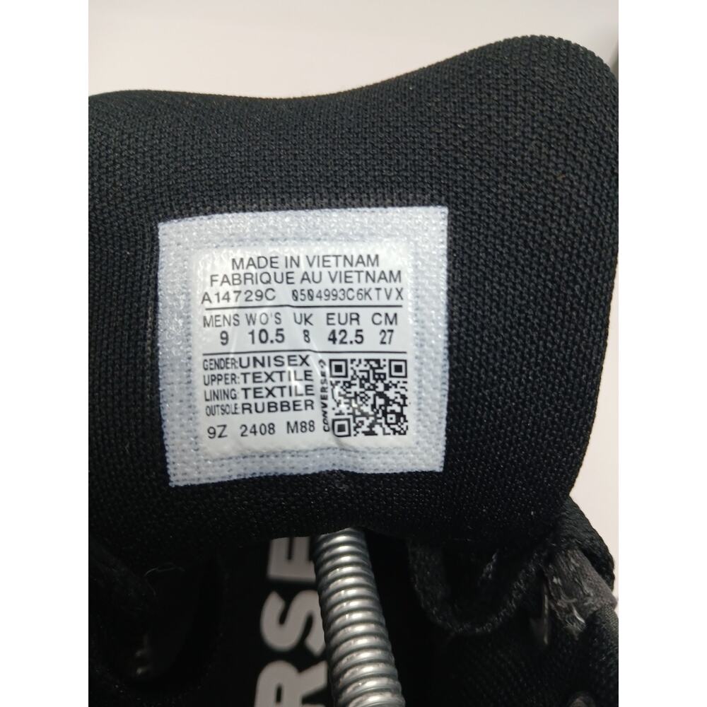 Converse Unisex Star Low Puff Dark Matter Gray Canvas Sneakers Mens 9/Women 10.5 - Picture 11 of 15